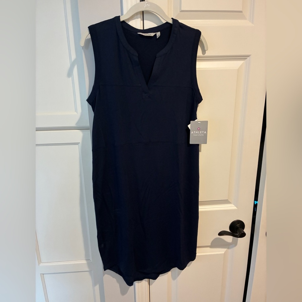 Athleta Midnight Blue Dress in size S Tall NWT